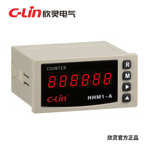 欣灵牌计米器/测长仪HHM1-A  6位数显 接点.传感器信号输入AC220V