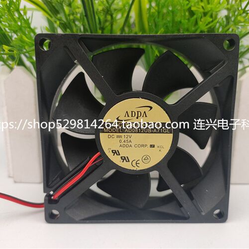 全新ADDA协禧AD0812UB-A71GL 8025 12V0.45A大风量变频器散热风扇