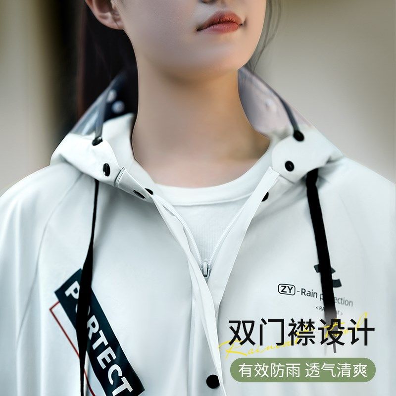 雨衣长款全身防暴雨女款成人外穿收腰连体式单人电动车雨披户外