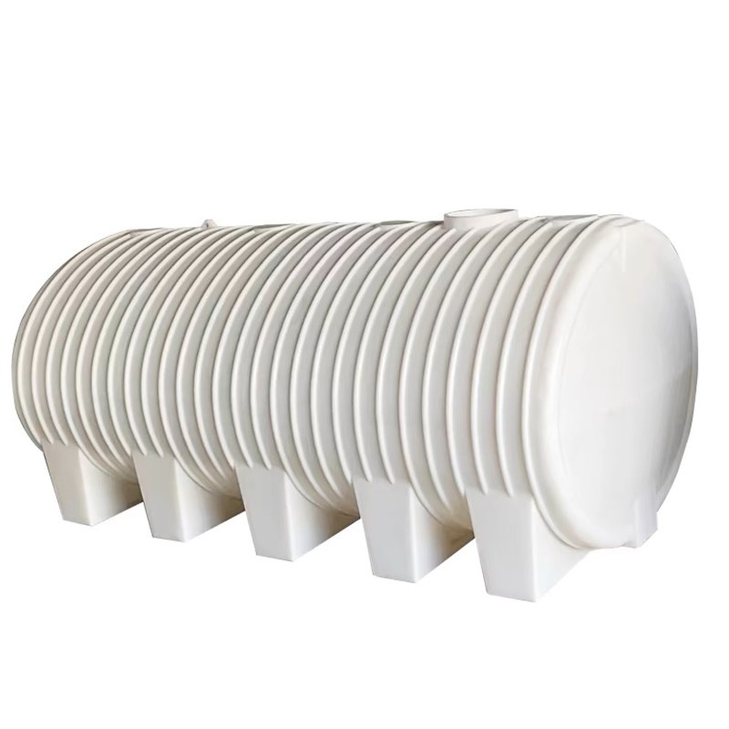 卧式储水罐水塔3/5/10吨加厚塑料蓄水桶PE水箱大型塑料桶车载户外