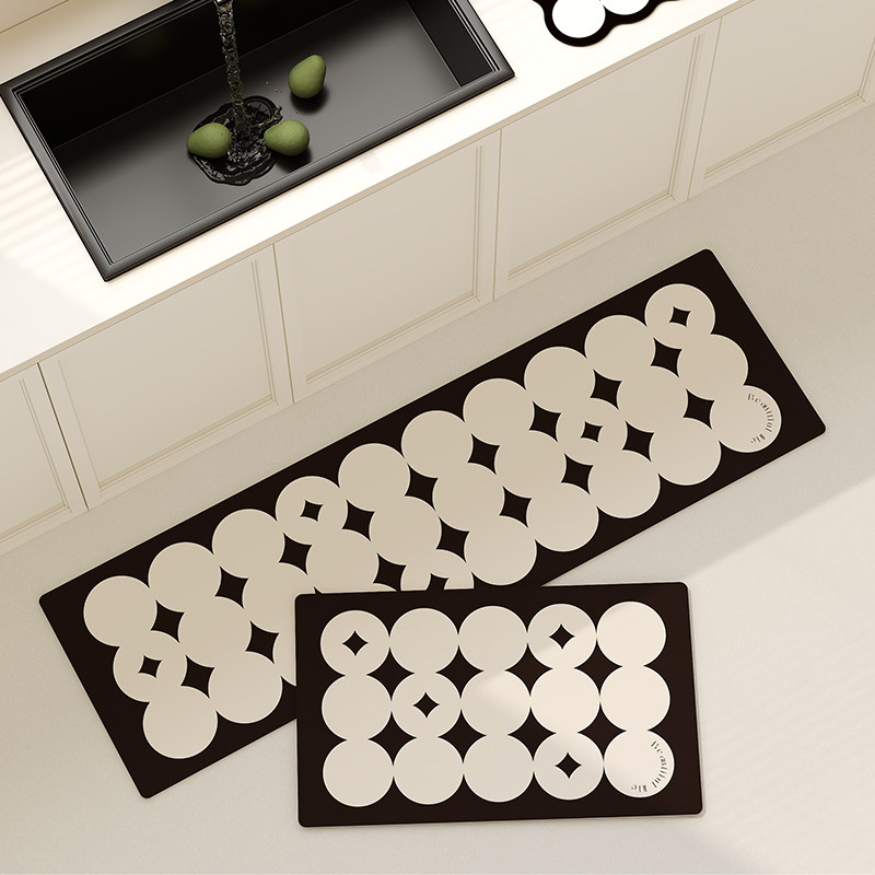 厨房专用地垫防滑防油可擦免洗皮革l形脚垫防水满铺耐脏地毯垫子,居家布艺,厨房地垫,淘宝优惠券,粉丝福利购,淘宝优惠卷