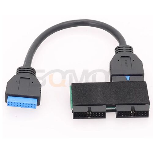 USB 3.0 19PIN集线器 采用芯片和模块化电缆设计 USB 19PIN HUB