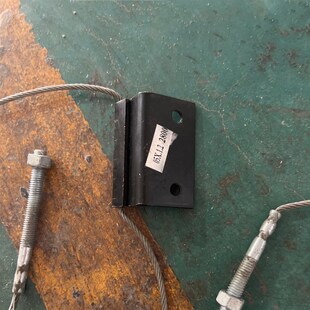 菱电电梯厅门钢丝绳 厅门联动门绳 门头联动钢丝绳组件 电梯配件