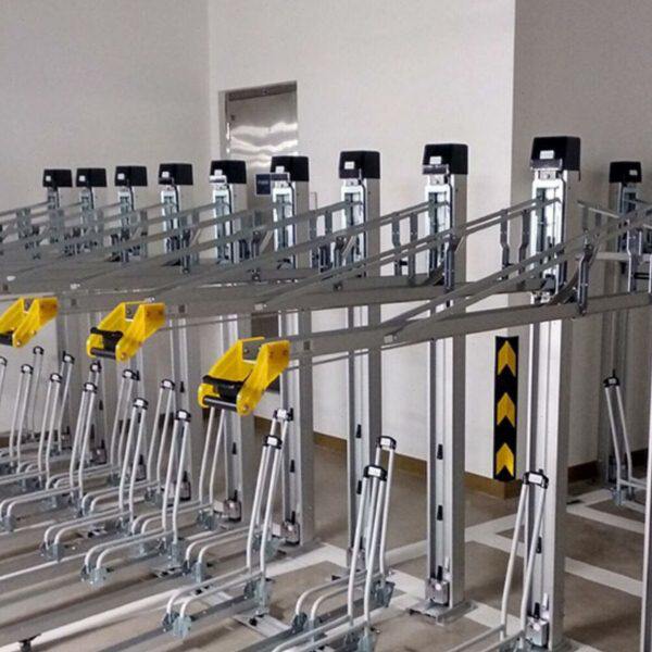 立体车架车架下停非停自行车放放停用停公上车自行车架双层机动架