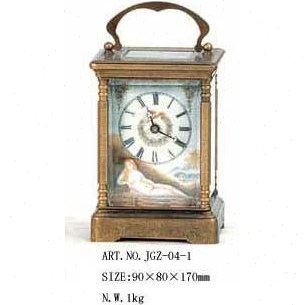 欧式古典 中型皮套艺术钟表机械家居装饰座钟 田园复古台钟大号,家居饰品,座钟,淘宝优惠券,粉丝福利购,淘宝优惠卷