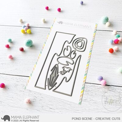 Mama Elephant 池塘景色 Pond Scene 进口切模 Mama Elephant