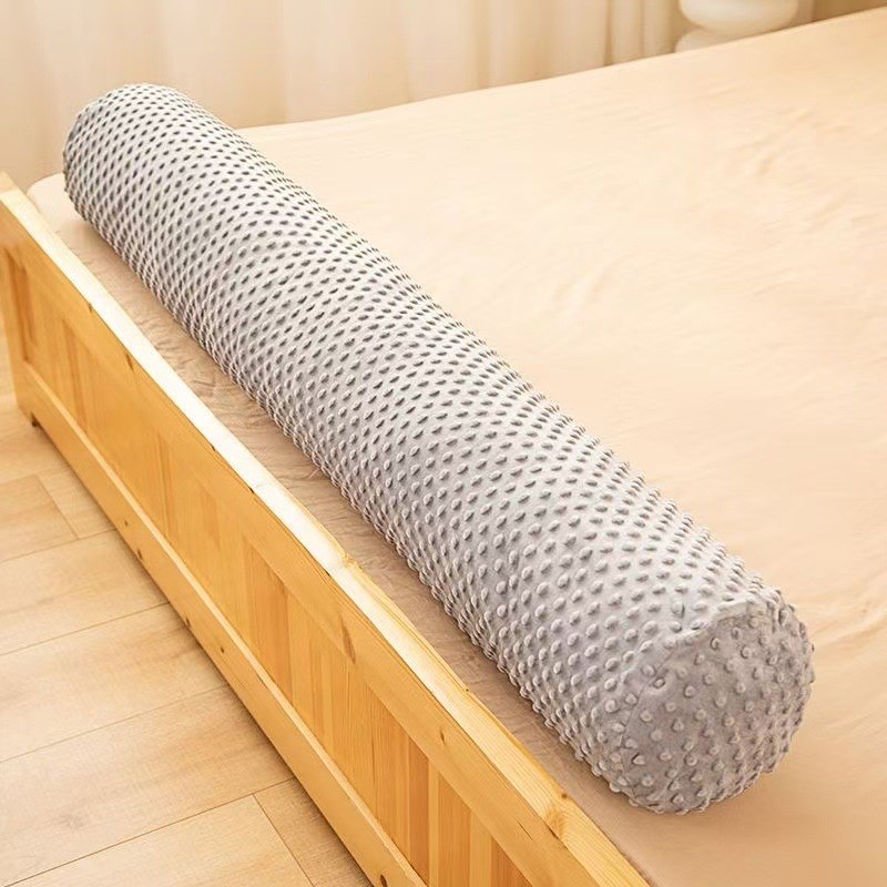 豆豆绒长条抱枕可拆洗女生午睡z靠枕夹脚睡觉专用宿舍床上夹腿枕