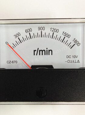 70转/分转速表 18式- 0Hin电压表D变频器 Z指针6 r信mC号 0/DCV10
