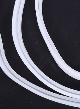 1500mm大U白色橡胶条 加固件紧固件硅胶密封条 小V振筛硅胶条