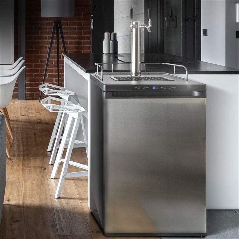 新款双头精酿啤酒机风冷扎啤机商用生啤机水冷打酒保鲜冰柜迷现货