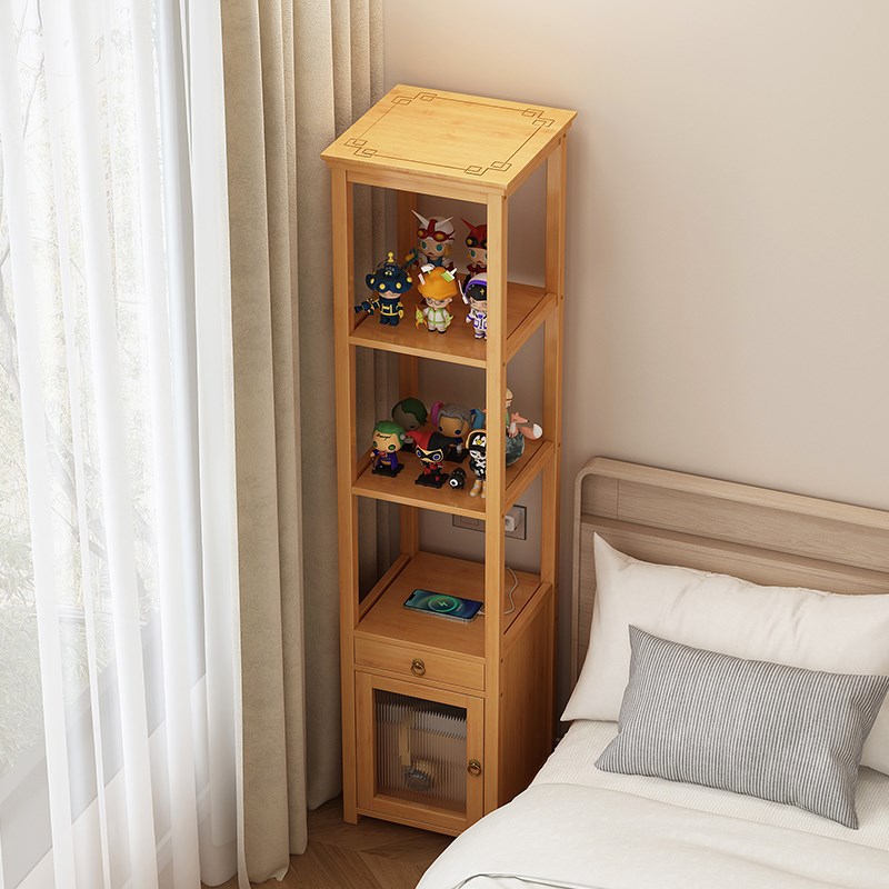 床头柜家用卧室小型置物架简约现代床边收纳柜子多功能极窄夹缝柜