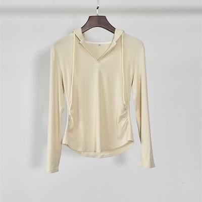 舞蹈练功服女基本功舞蹈服现代舞练功服装服舞蹈衣长袖连帽瑜伽服