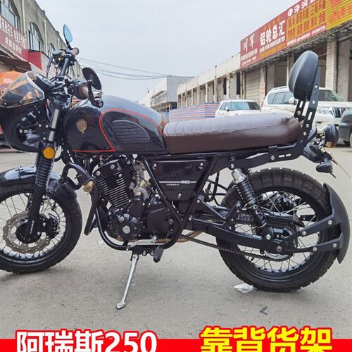 适用凌治阿瑞斯LZ250-Fx摩托车改装加高矮靠背后货架尾架配件