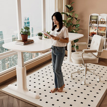 电动可移动实木升降桌家用办公电脑书桌学习学生成人定制双人自动