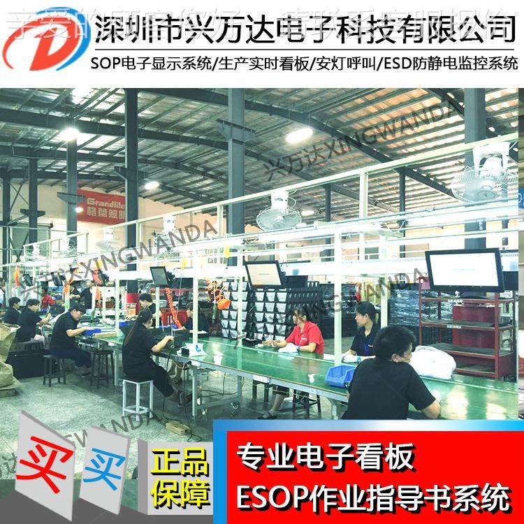 兴达生万车间看板管理书sop作产业指导系统345安灯系统解决方案