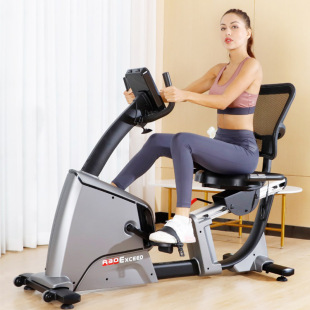 杰森R30卧式 健身车商用电控阻力康复训练脚踏车