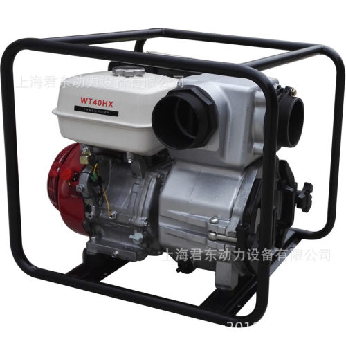 销售市政排污4寸汽油机自吸污水泵WT40HX汽油机泥浆泵GX390发动机