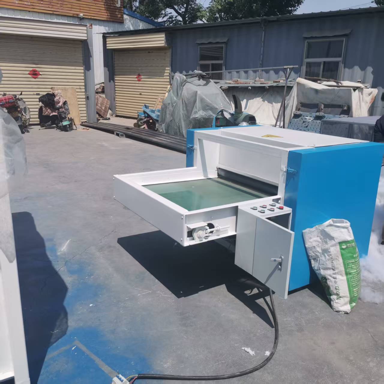 小型玩具单口充棉机 化纤棉公仔棉开松机枕头开松充装机