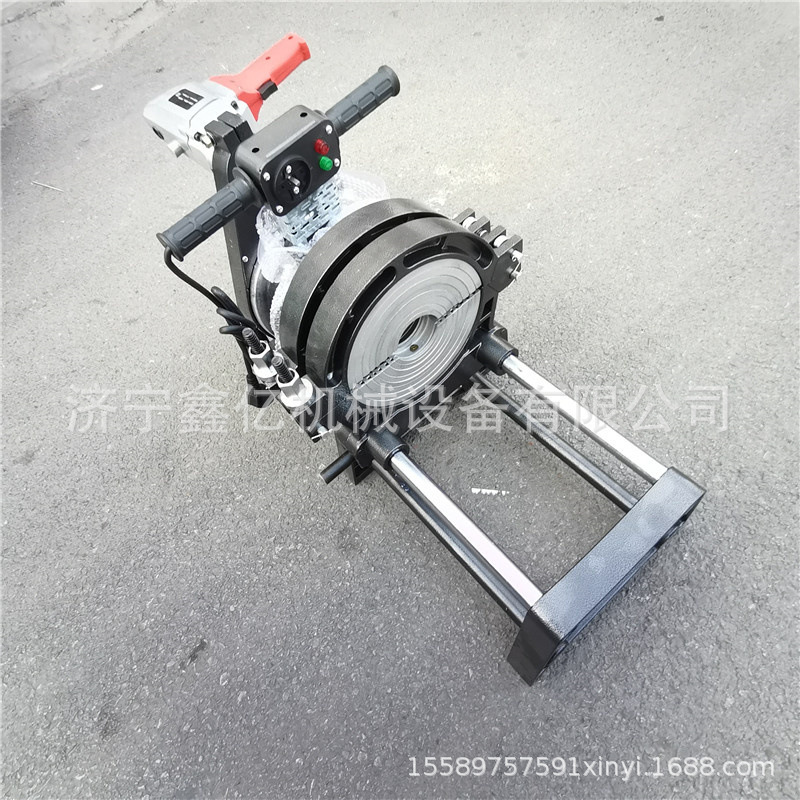 手动双柱四环焊接机手动pe对焊机PE管热熔器焊接机ppr水管熔接器