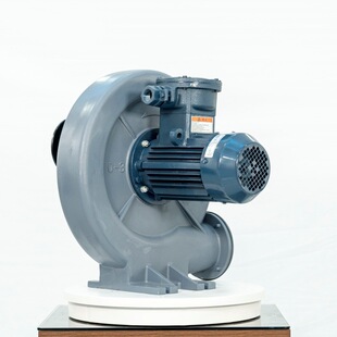 与鑫FX 中压鼓风机0.75KW助燃堆肥发酵防爆铝合金中压风机 1透浦式