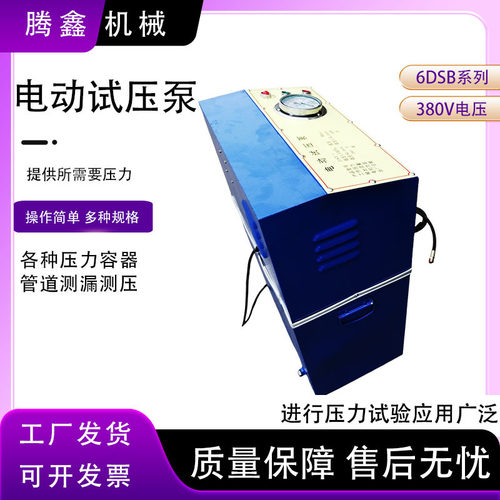 管道测漏测压器地暖检漏打压泵6DSB电动试压泵各种压力容器