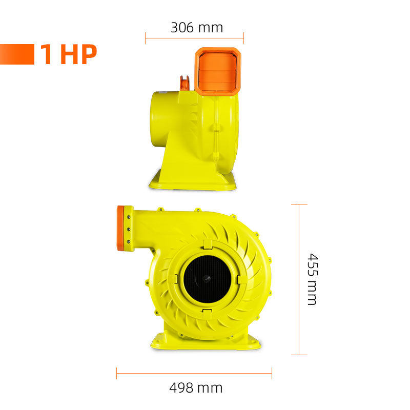 2HP商用充气城堡鼓风机CE认证110V/220V双电压气模跳床水滑梯