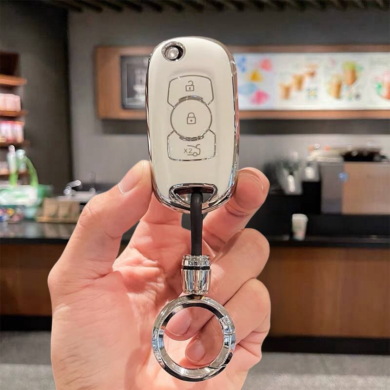 适用别克威朗车钥匙套23r款pro凯越gl6昂科拉折叠gs汽车保护壳扣