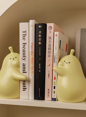 客厅创意永不分梨摆m件家居装饰品可爱抱抱梨书档送闺蜜生日小礼