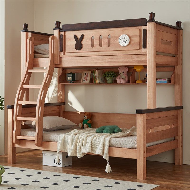 全实木上下床高低床儿童床双层床加粗加厚子母床小户型成人上下铺,住宅家具,高低/子母床,淘宝优惠券,粉丝福利购,淘宝优惠卷