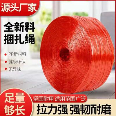 包邮捆绑带塑料捆k扎绳彩色混批绑带绳子编织袋打包绳撕裂带捆扎