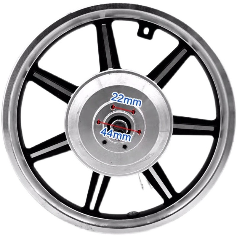 14寸折叠电动车电机轮毂电动车代驾车36/48V250w350w400w改装提速