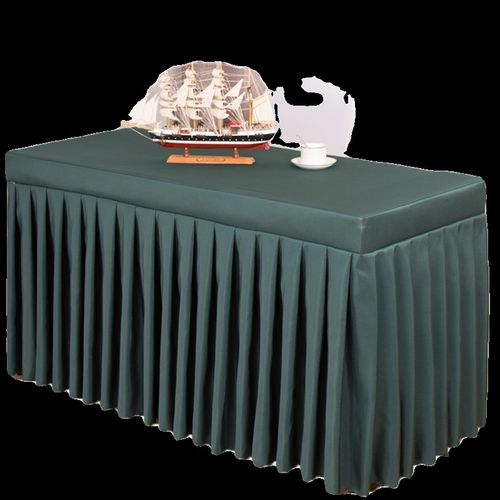 会议桌布桌套长方形台布布艺酒店办公室展会活动商务签到长条桌裙