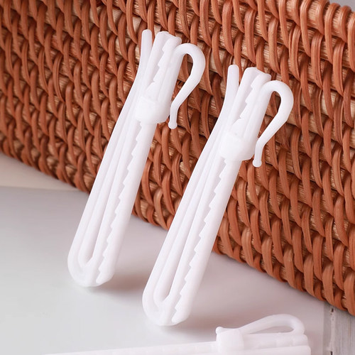 韩式窗帘挂d钩配件可调节伸缩钩S钩布带褶勾扣环窗帘升降钩塑料钩 - 封面