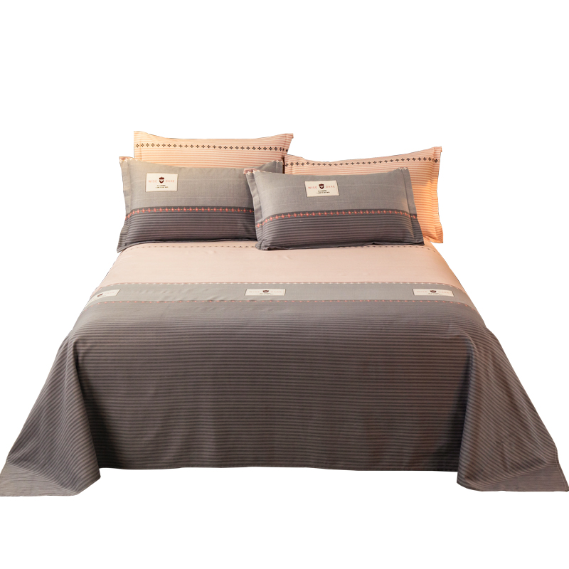 全棉加厚床单磨毛学生宿舍0.9/1.2/1.5m床双人纯棉被单单件可定做