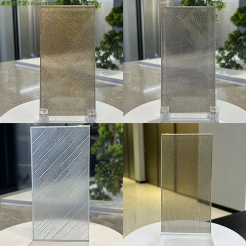 工厂定制高端双层夹丝玻璃适用屏风隔断玻璃移门背景墙别墅会所