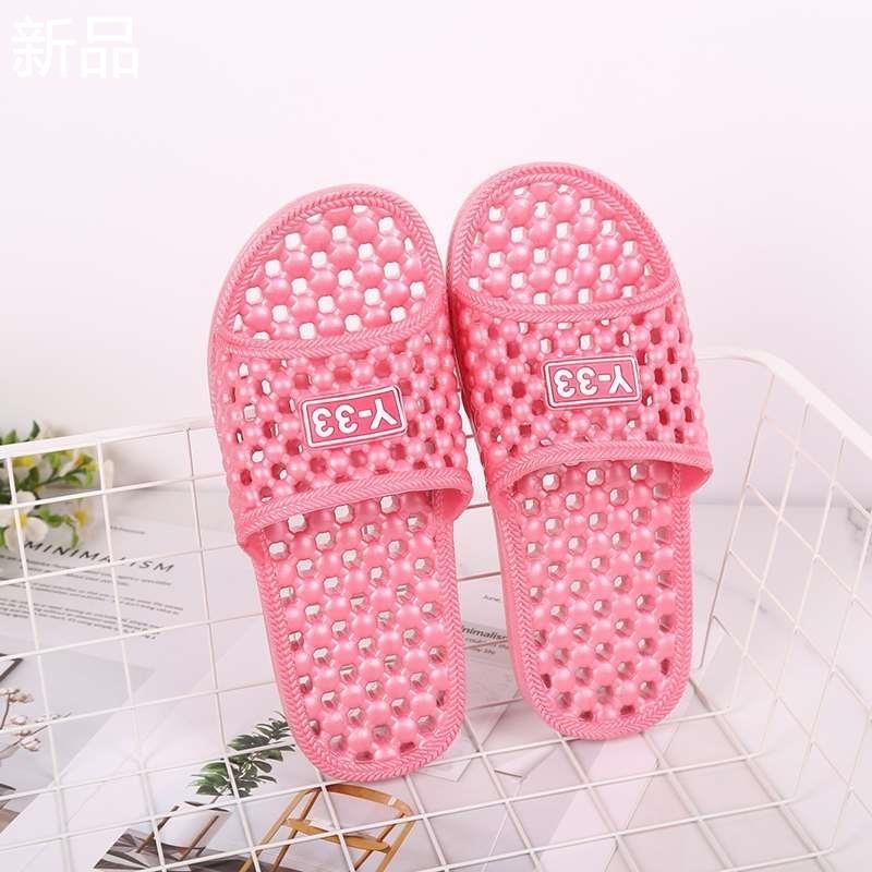男女漏水拖鞋按摩拖鞋浴室内男版圆E眼夏球露四季待客居家凉拖新