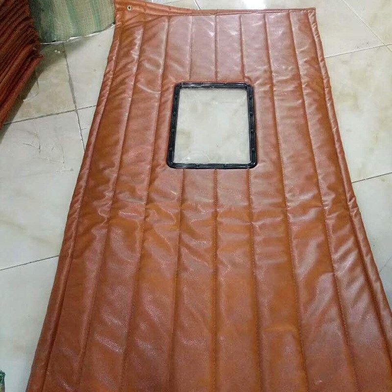 加厚工程防寒棉门帘.保温被.皮革棉门帘商场门帘挡风棉门帘