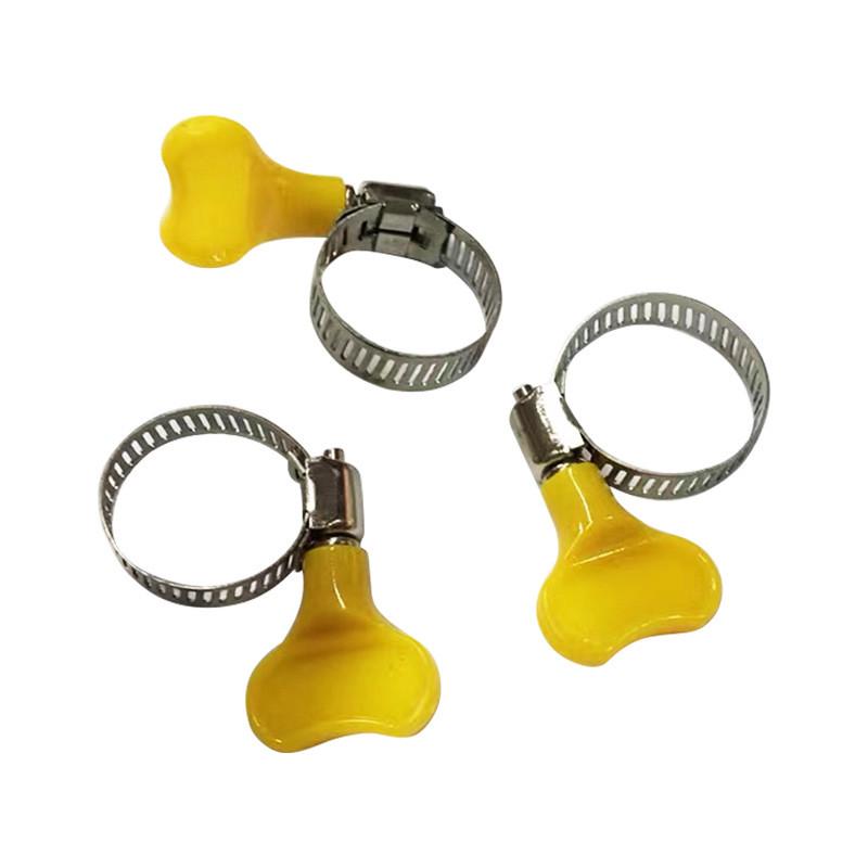 包邮8毫米宽不锈钢塑料式手柄喉箍美式管箍抱箍管卡