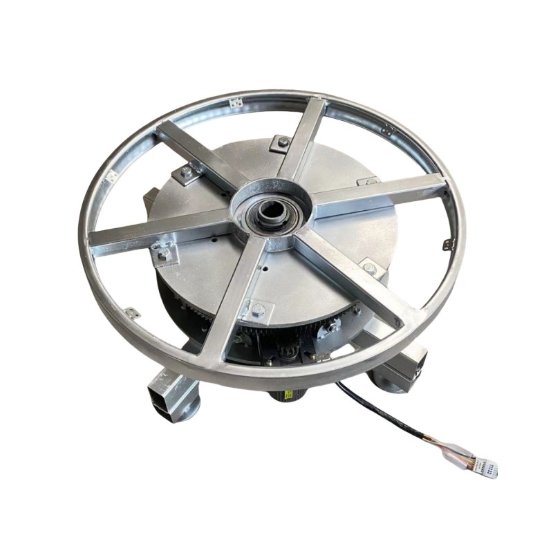 电动转盘展示台餐桌落地支架自动旋转桌子遥控正反转底座圆桌转芯