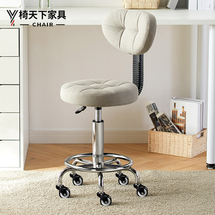 吧台椅家用旋转圆凳m收银台靠背椅子升降吧椅吧凳化妆台凳子高脚