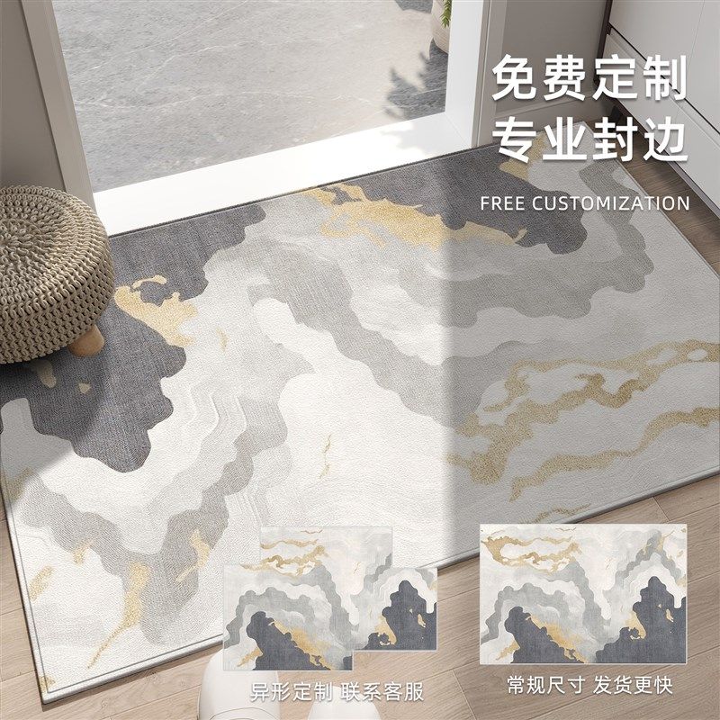 入户门地垫2025新款现代简约高级感进门门口脚垫防滑门垫玄关地毯