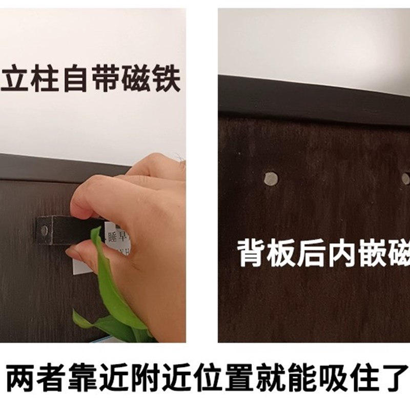 实木电表箱遮挡弱电闸开关置物架配电箱装饰画装饰画框磁吸挂钩
