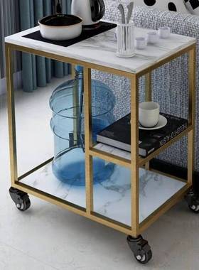 简约现代大石IEL理小茶几轻奢发边几边几柜岩板茶桌客厅家用角茶