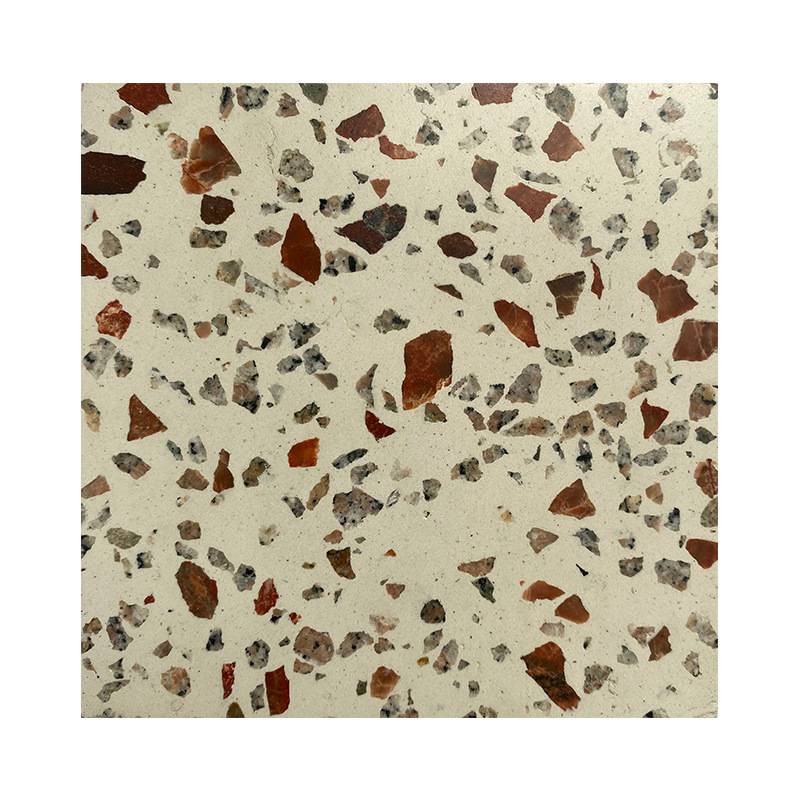 彩色水磨石600x600瓷砖仿古砖餐厅地砖通体砖地坪多彩无机磨石