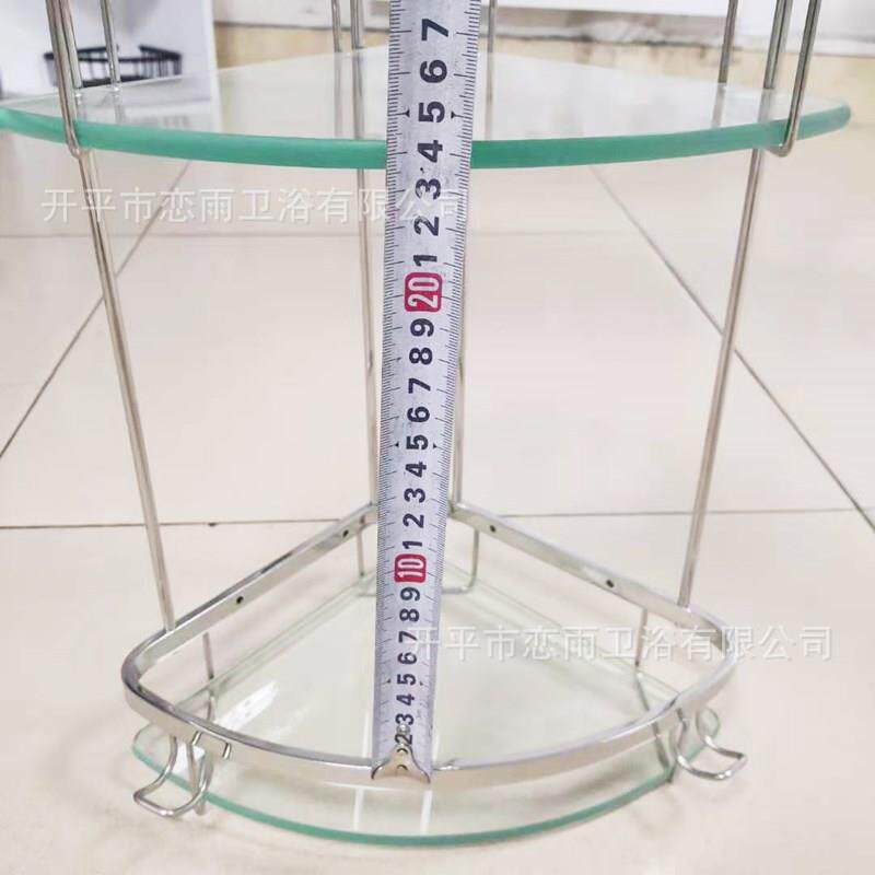 04不锈钢三篮GWB双层角角篮室置物篮浴转角篮角架卫生间网3篮置物