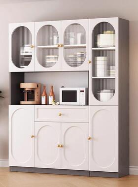 餐柜靠代墙一体边客厅储柜现简约餐厅厨物房柜子储SBB物柜茶水柜