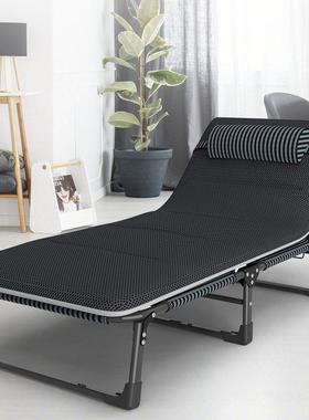 户外叠户折外午休叠床办公室椅单人床简易睡椅可折坐可躺可折QOS