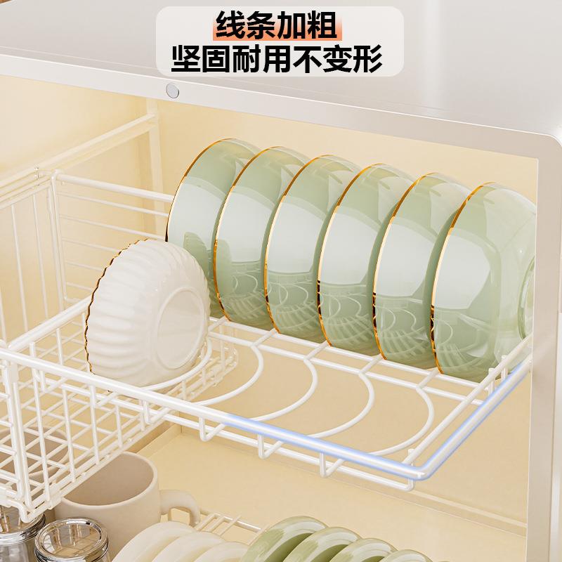 碗F9696SJM盘碗碟收碗纳架台面小沥水架厨房置物架放碗柜型家用碗