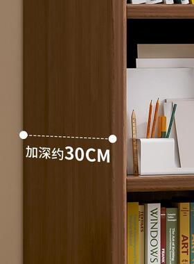 儿柜童实木书架落地置柜物架多VBJ层客厅墙子储物学生收纳家用书