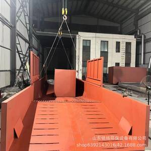 铭扬各种工程车辆洗车池 全自动免基础洗轮机 可移动工地洗车槽